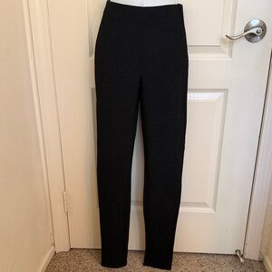 H&M Modern Stretch Fitted Black Pants